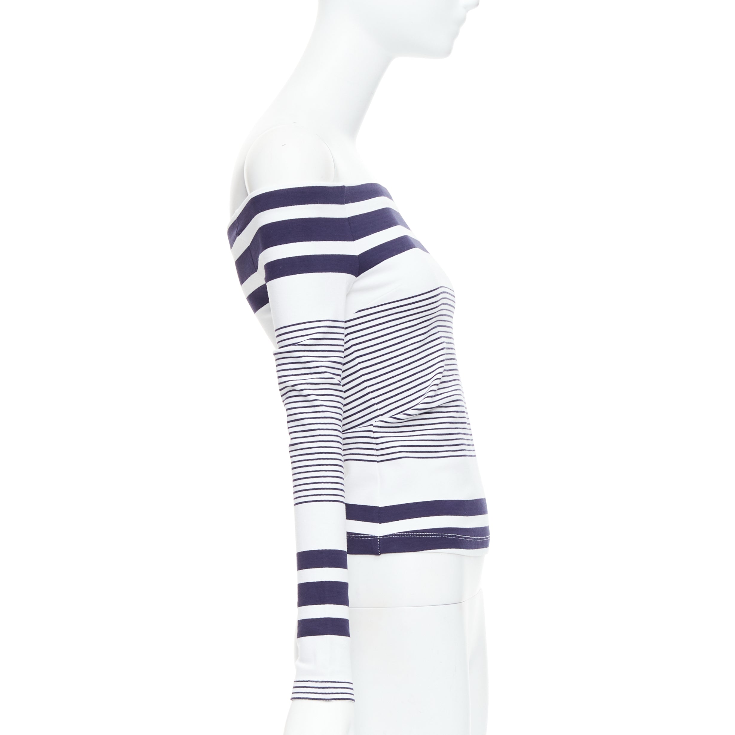 Rosetta Getty Striped Sailor Top - 4