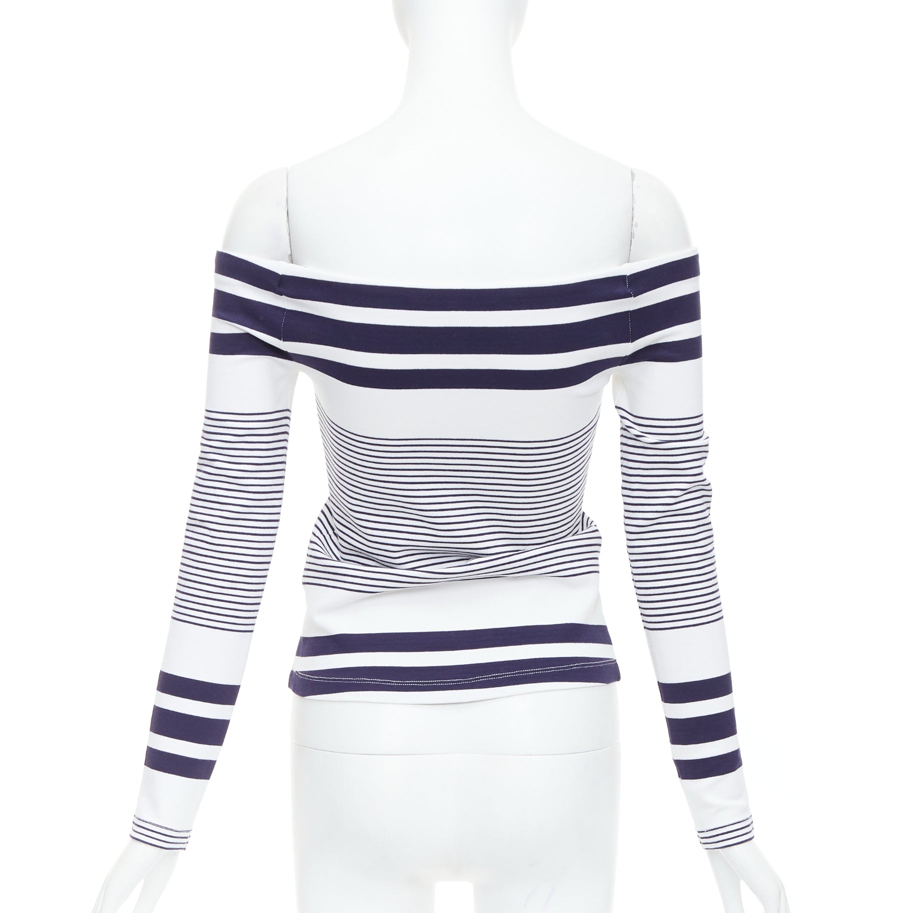 Rosetta Getty Striped Sailor Top - Side view