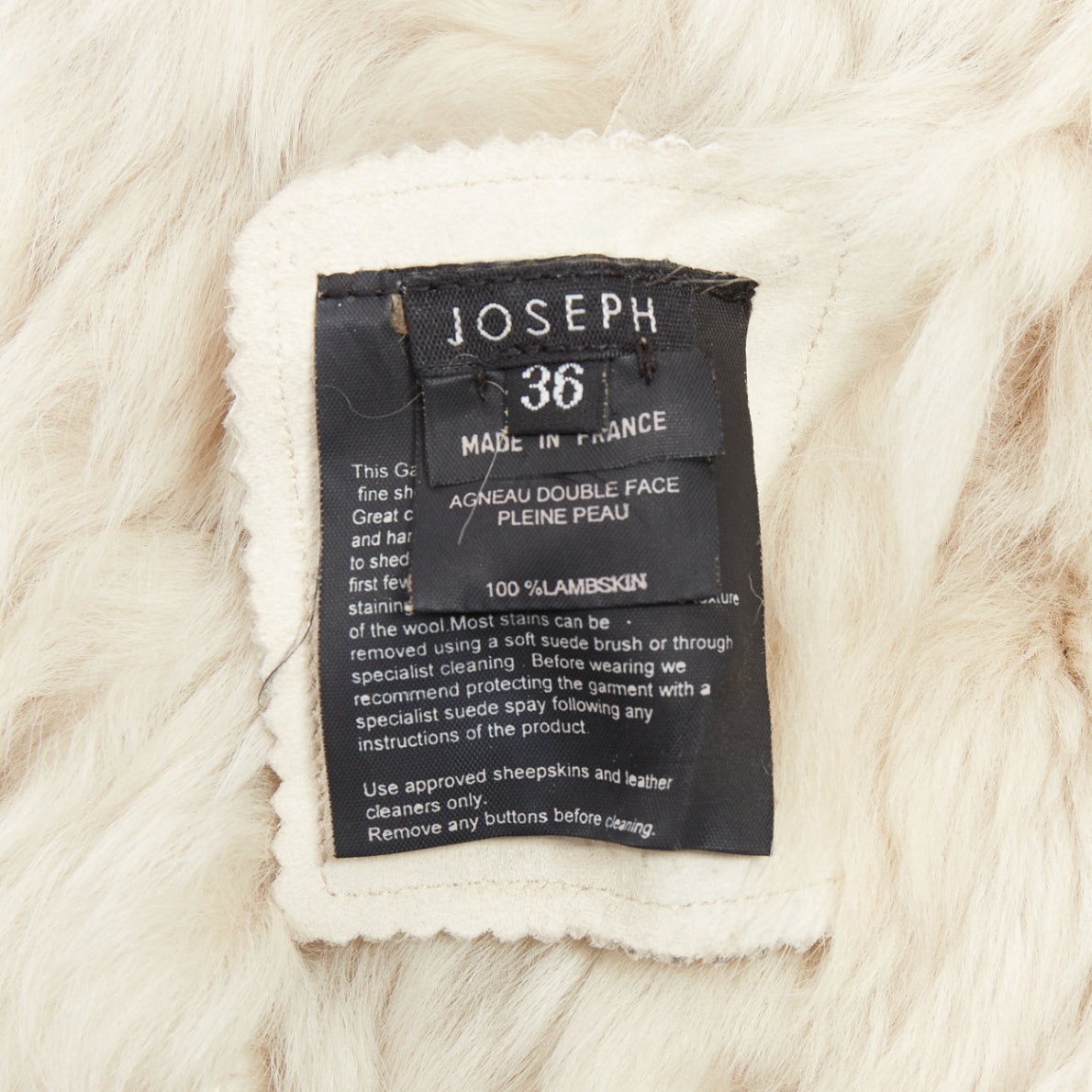 Joseph Beige Fur Bolero Vest - Image 10