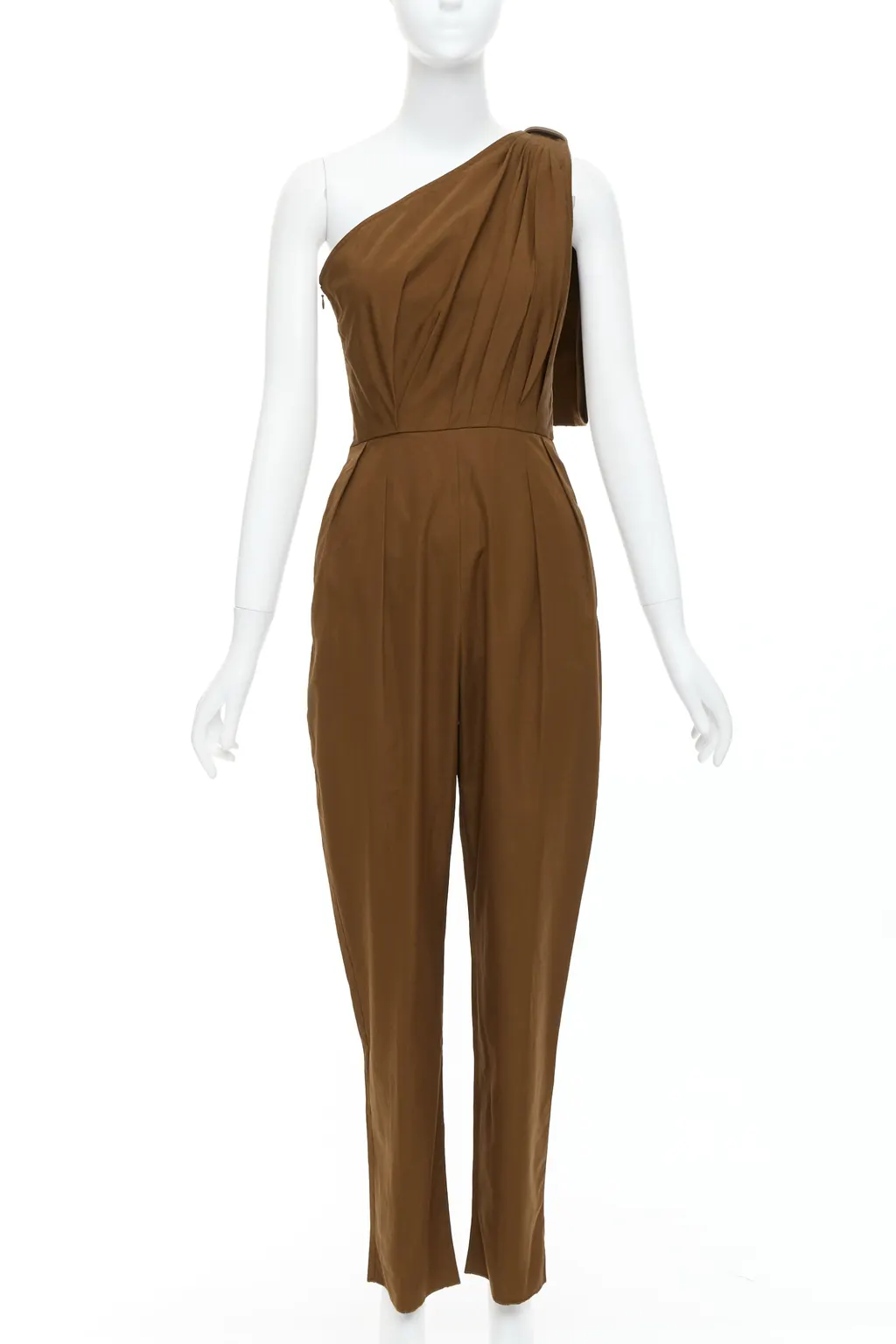 Max Mara Avola Brown Cotton Very good - Front View