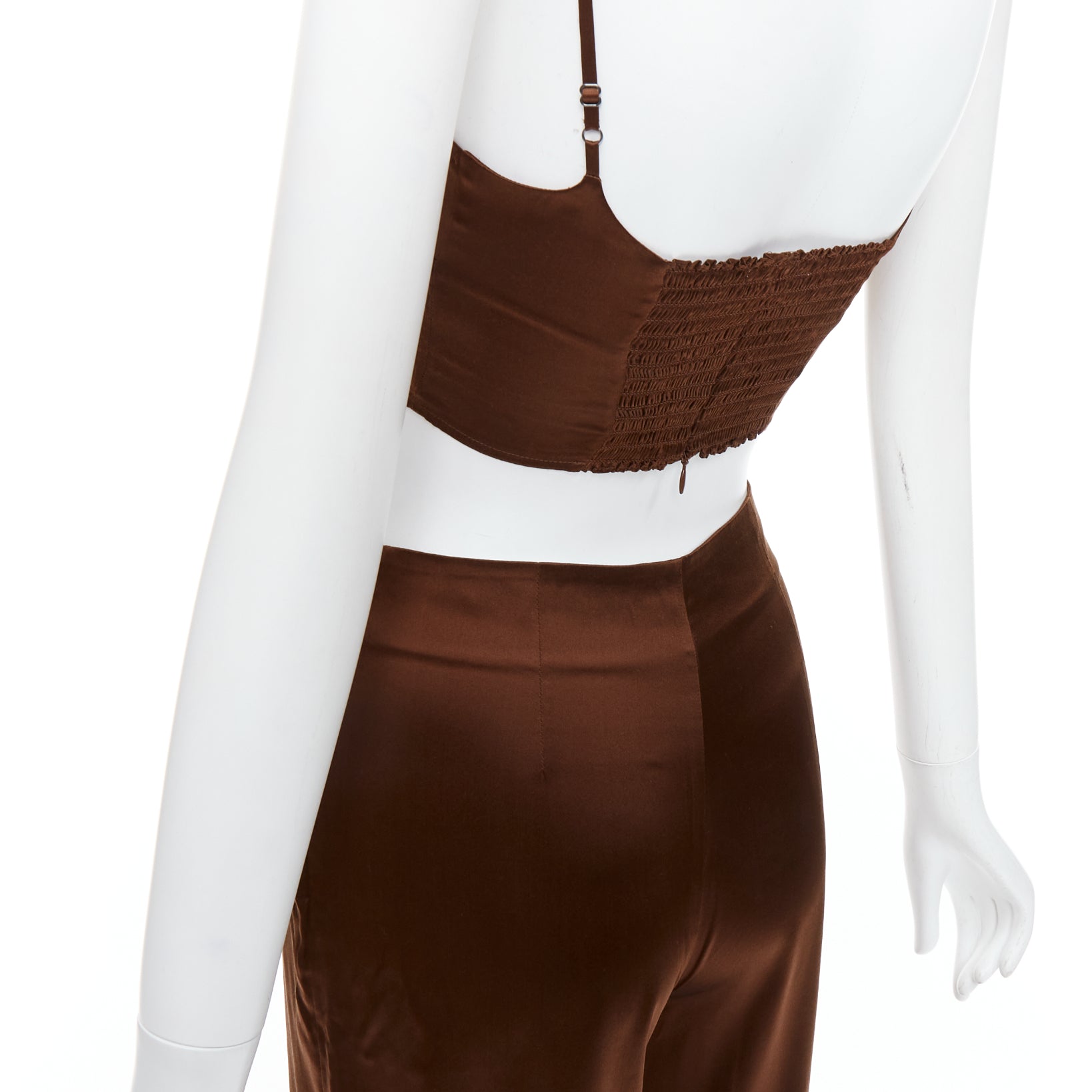 Reformation Silk Cropped Set - Detail 2