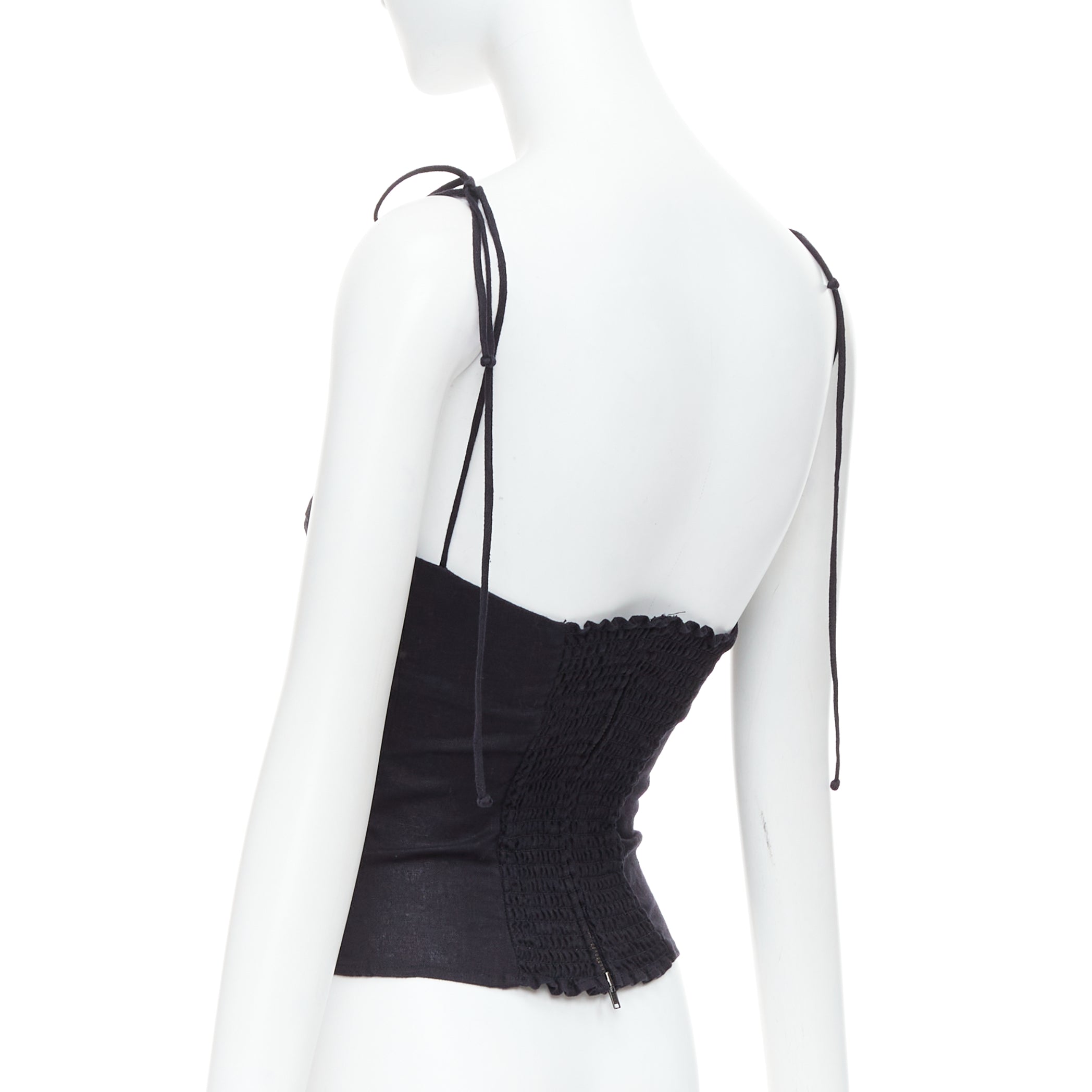 Reformation Set of Linen Tops - Side view