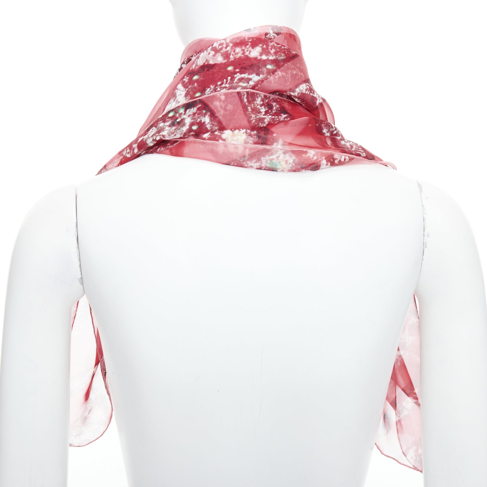 Cartier Panther Print Scarf - Side view