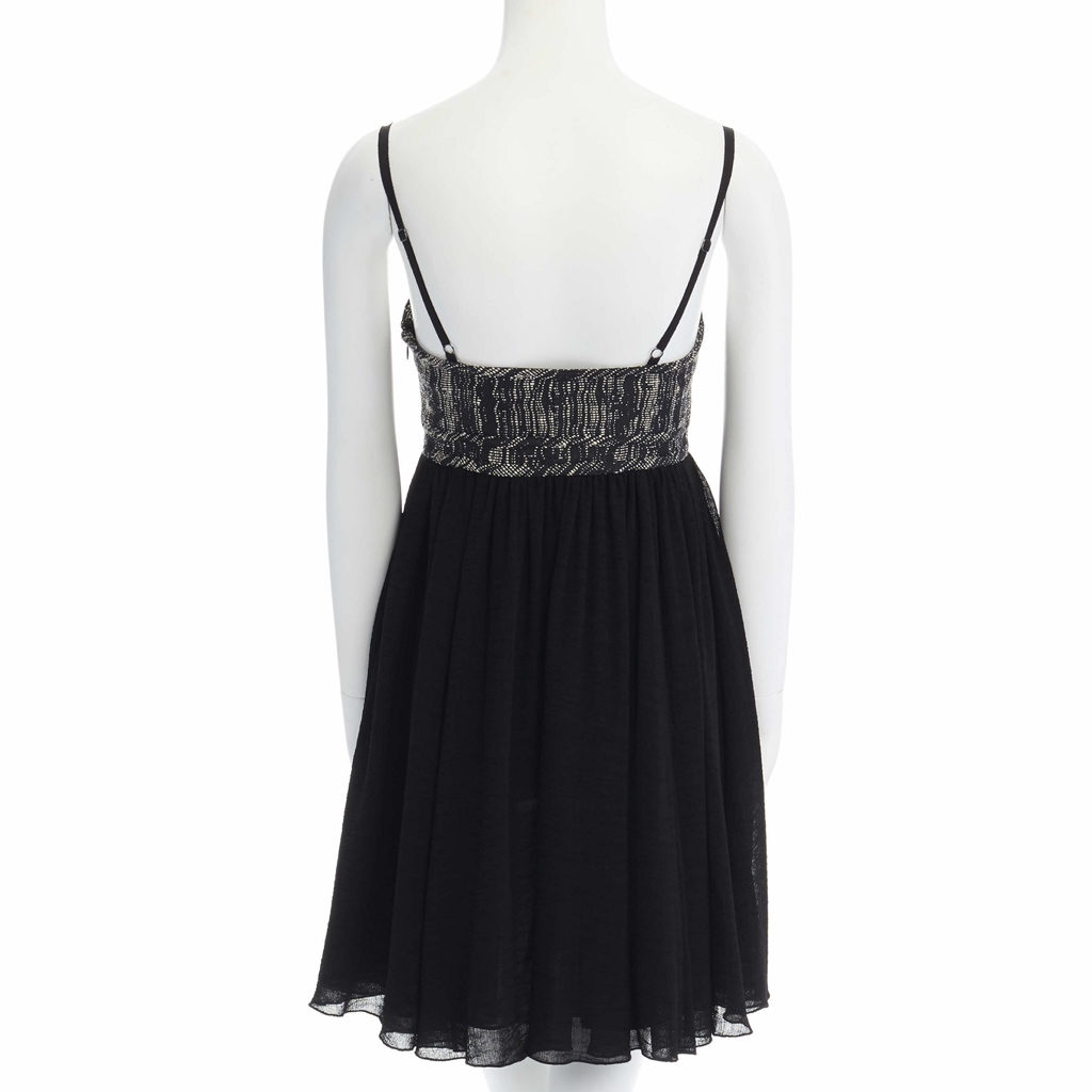 Proenza Schouler Tweed Flounce Dress - Side view