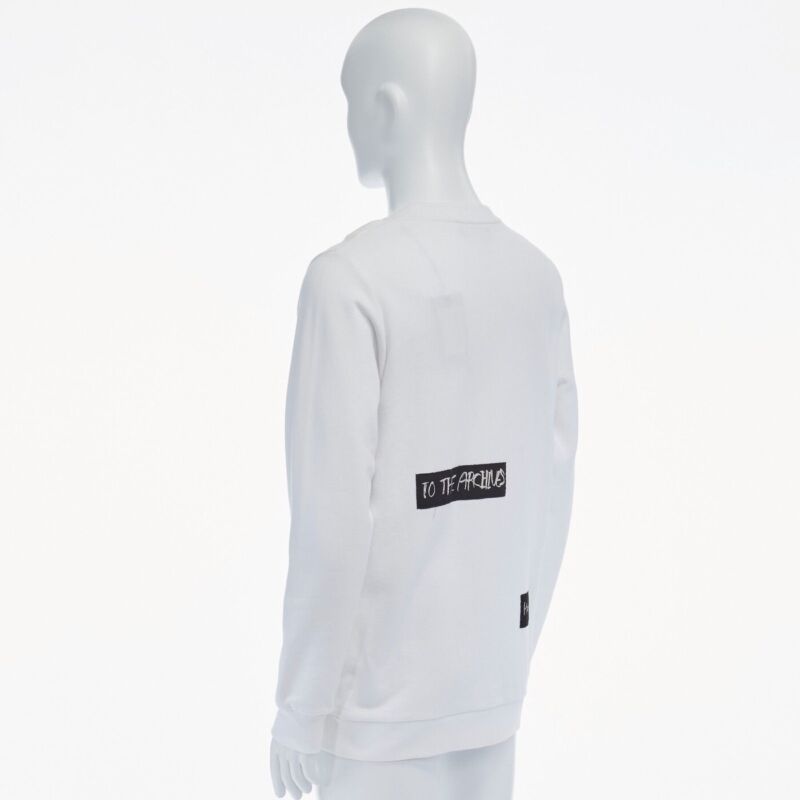 Raf Simons Abstract Patchwork Pullover - Side view