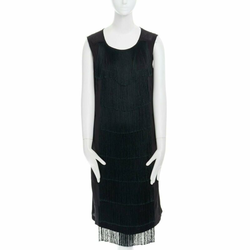 Dries Van Noten Fringe Flapper Dress