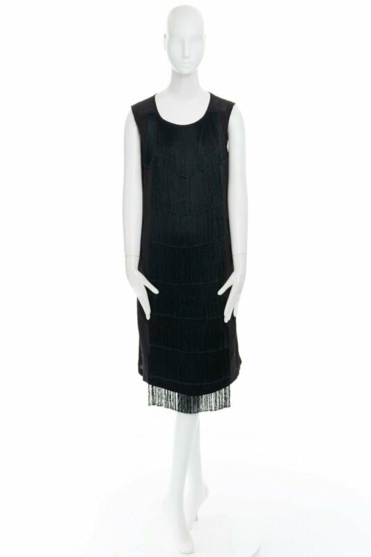 Dries Van Noten Fringe Flapper Dress - Image 12