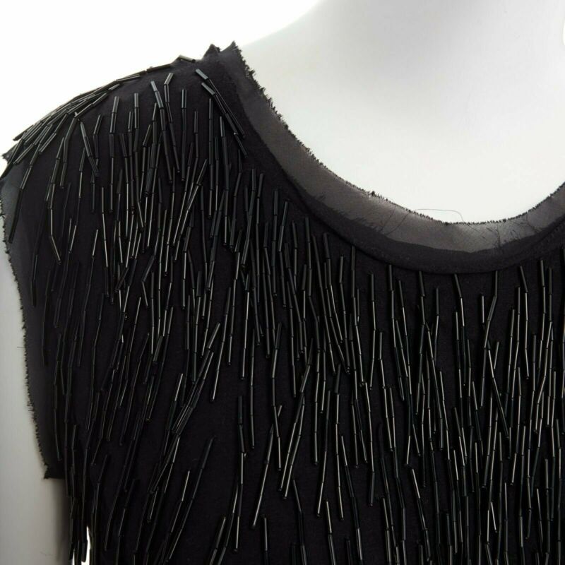 Lanvin Beaded Flapper Dress - Back view