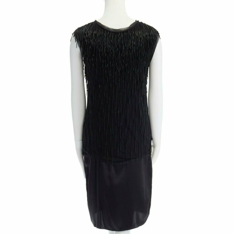 Lanvin Beaded Flapper Dress - Side view
