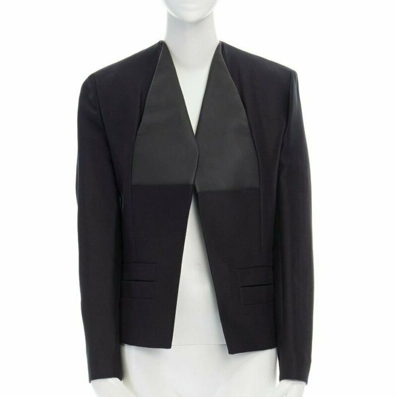 Balenciaga Black Leather Jacket