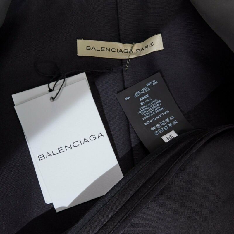 Balenciaga Black Leather Jacket - Image 11