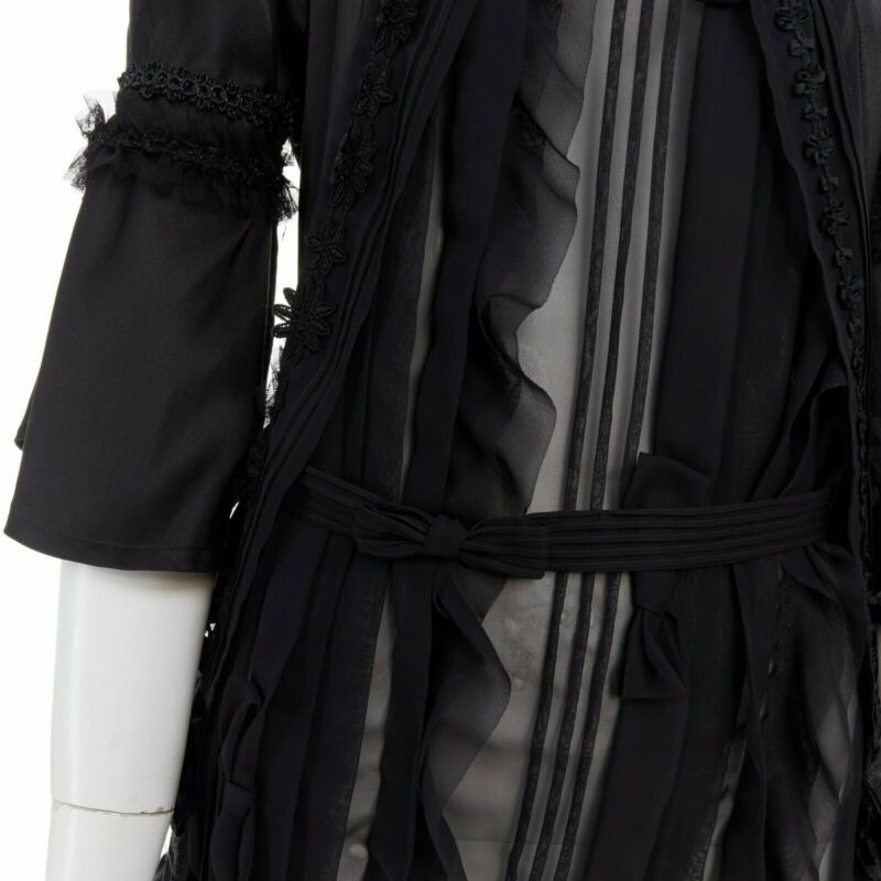Comme Des Garcons Victorian Ruffle Dress - Back view