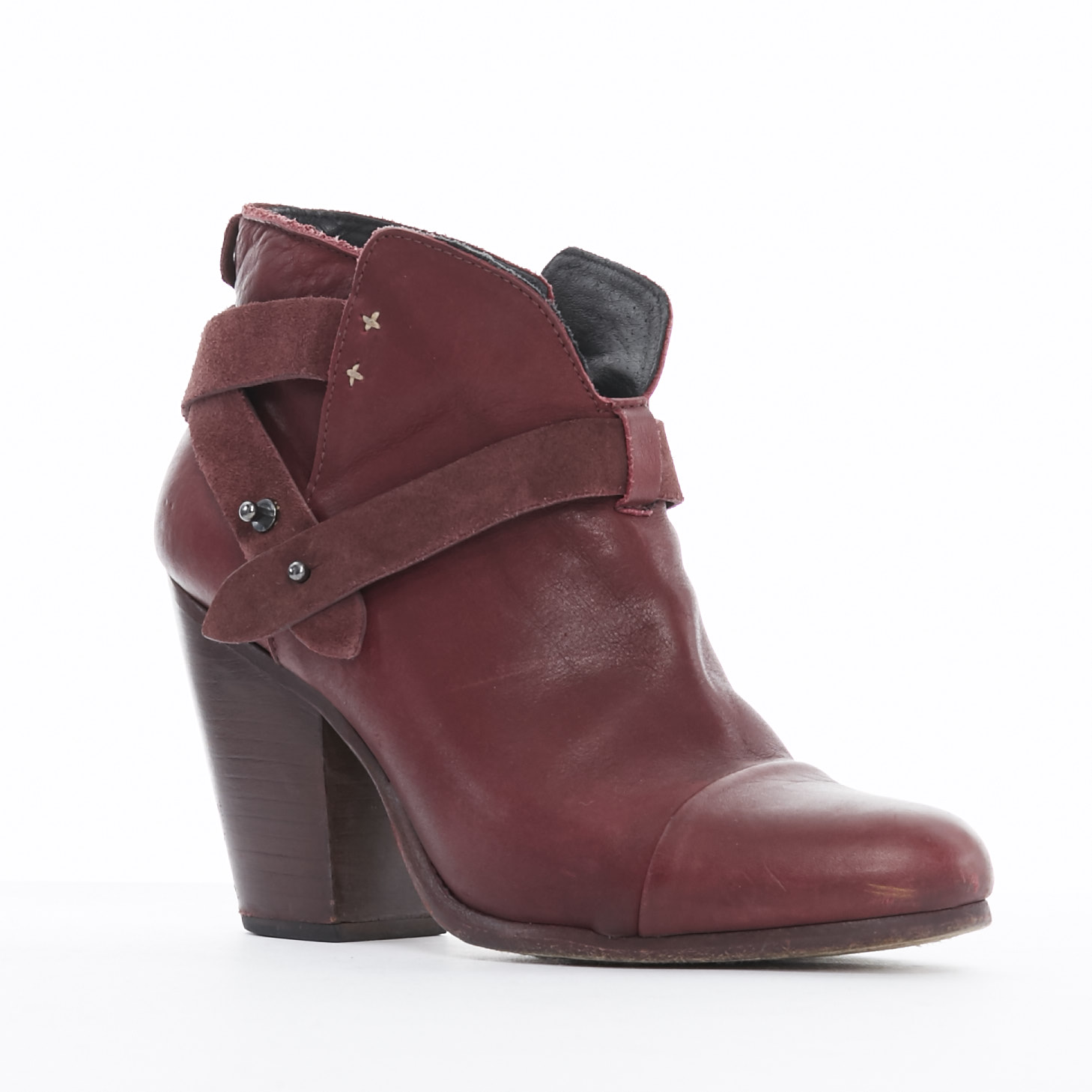 Rag & Bone Stud Harness Block Boots - Back view