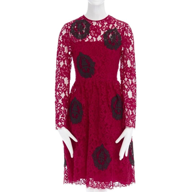 Huishan Zhang Floral Embroidered Dress