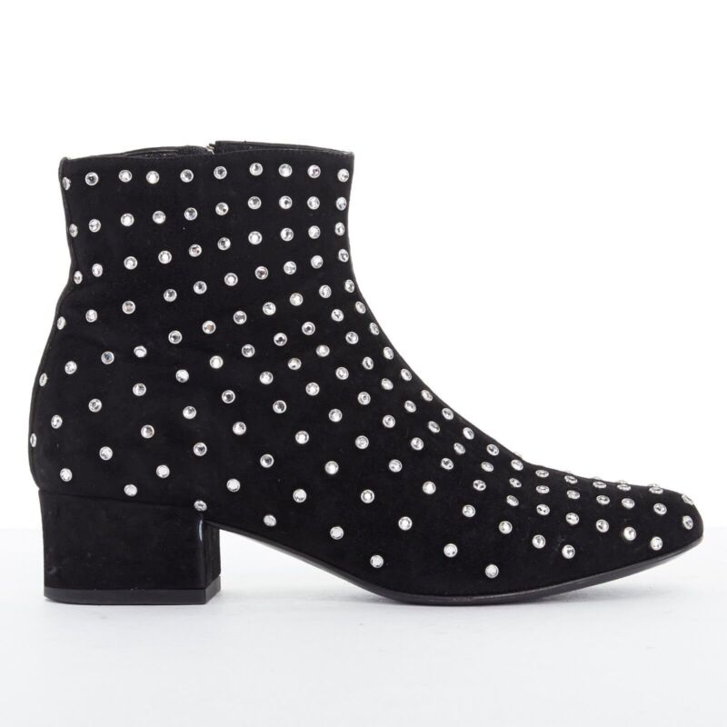Saint Laurent Strass Embellished Boots