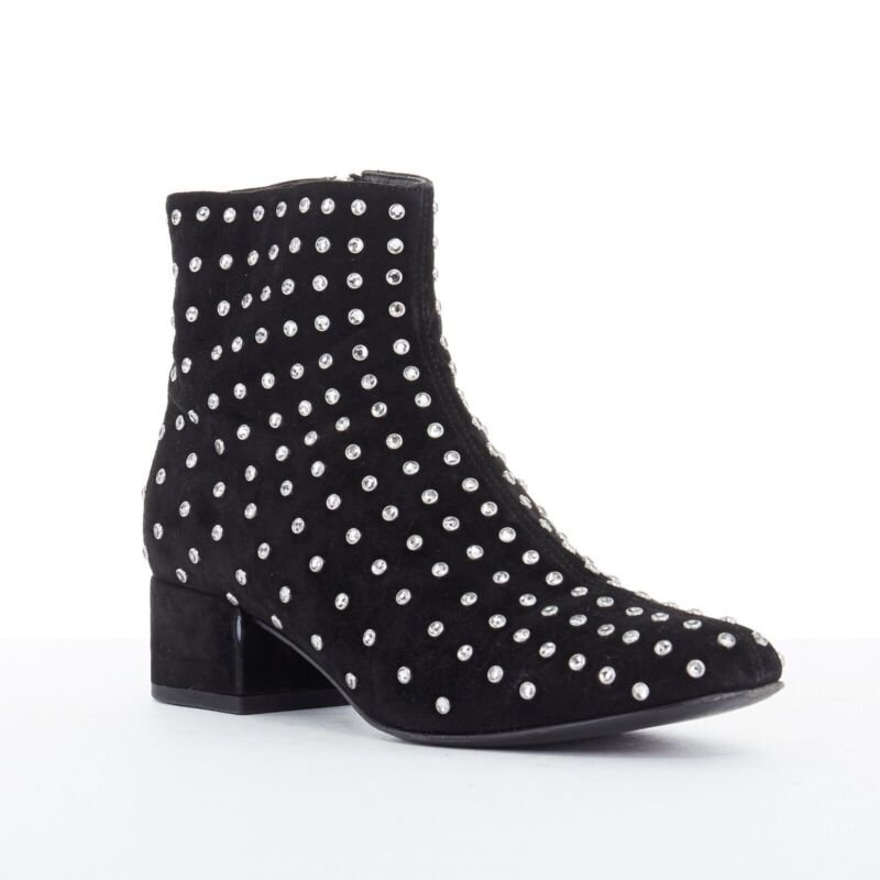 Saint Laurent Strass Embellished Boots - Back view
