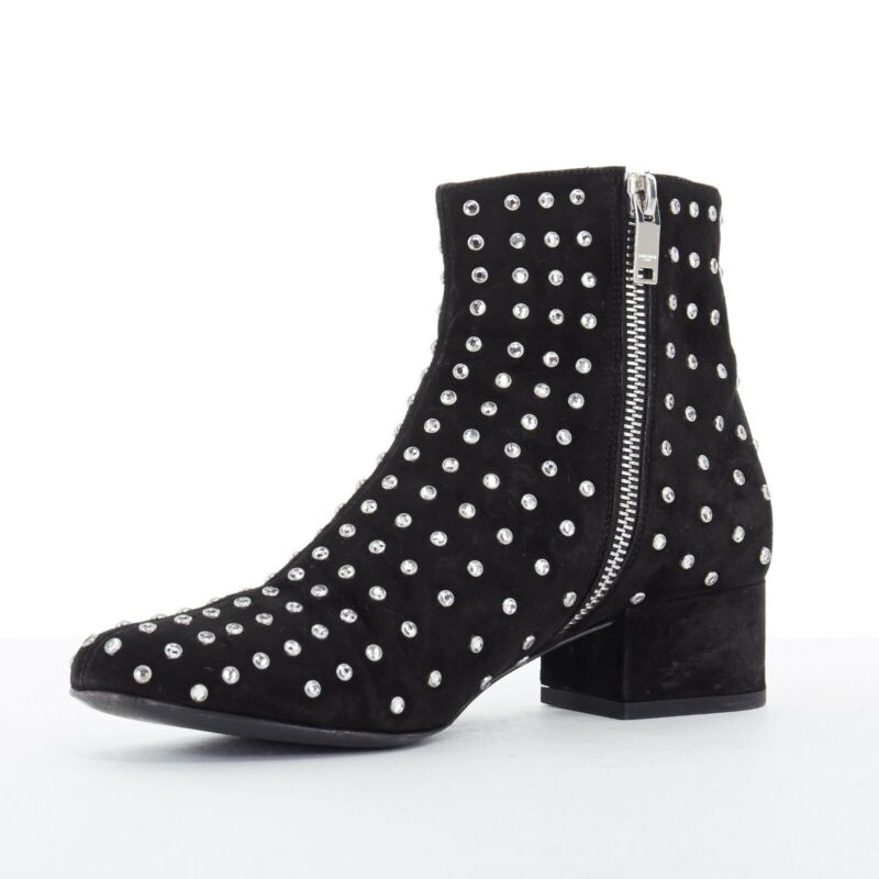 Saint Laurent Strass Embellished Boots - 4