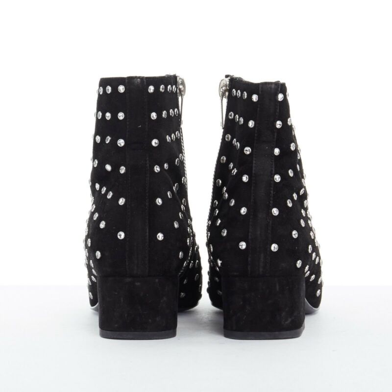Saint Laurent Strass Embellished Boots - Side view