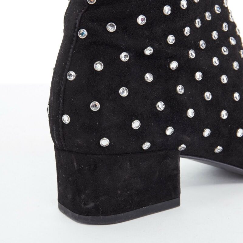 Saint Laurent Strass Embellished Boots - Image 10