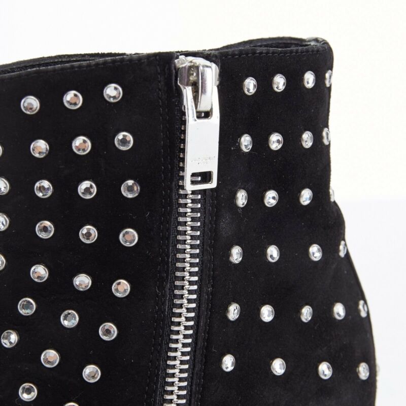 Saint Laurent Strass Embellished Boots - Image 11