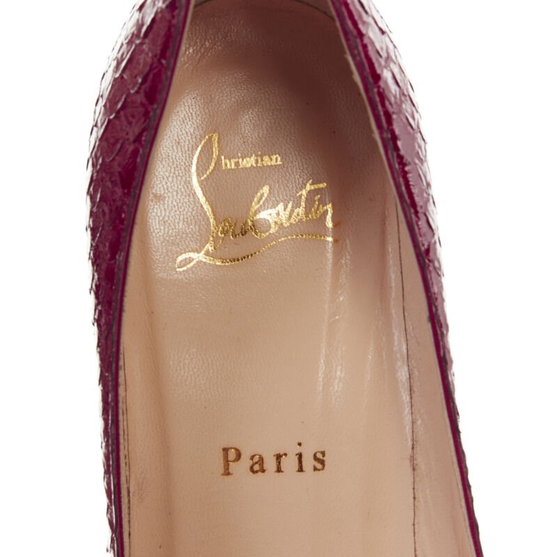 Christian Louboutin Glossy Round Pumps - Image 11