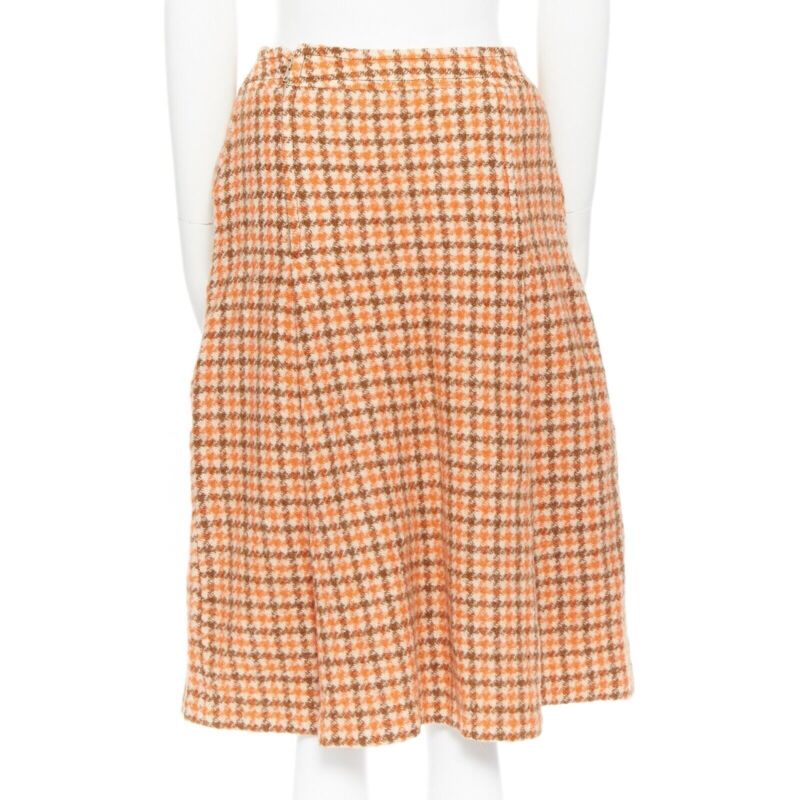 Celine Check Pleat Skirt - Detail 1