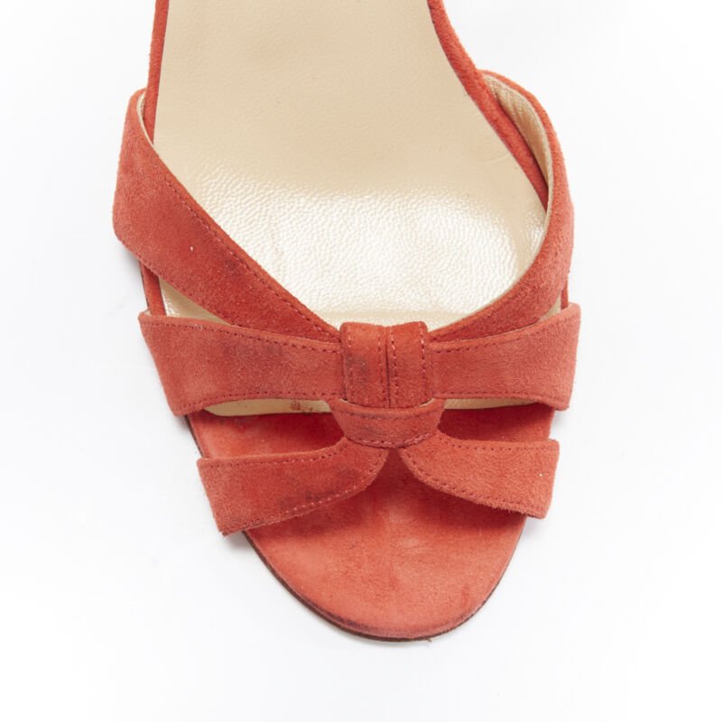 Christian Louboutin Red Strap Sandals - Detail 1