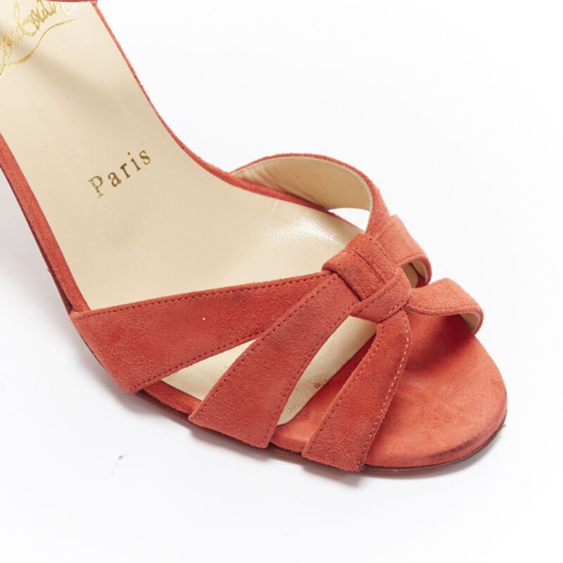 Christian Louboutin Red Strap Sandals - Detail 2