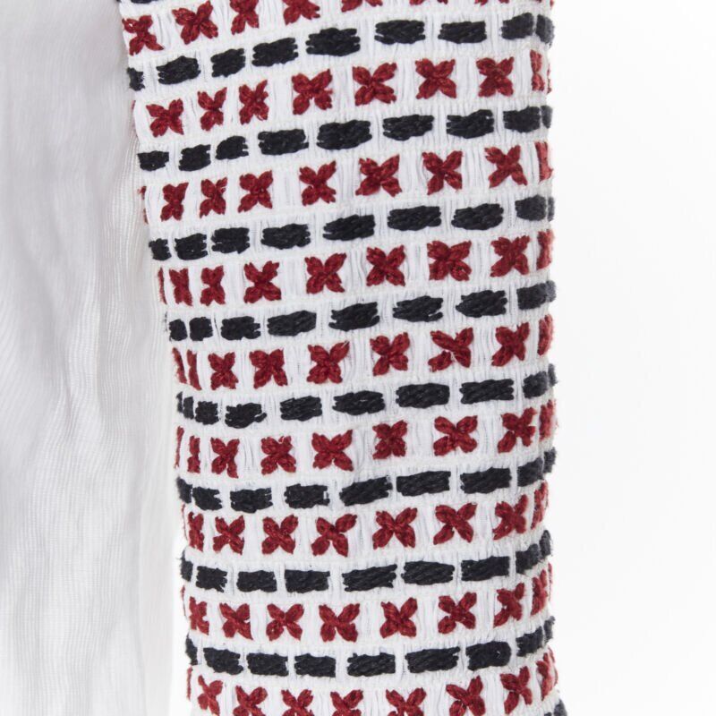 Rosie Assoulin Ethnic Smocked Top - Back view