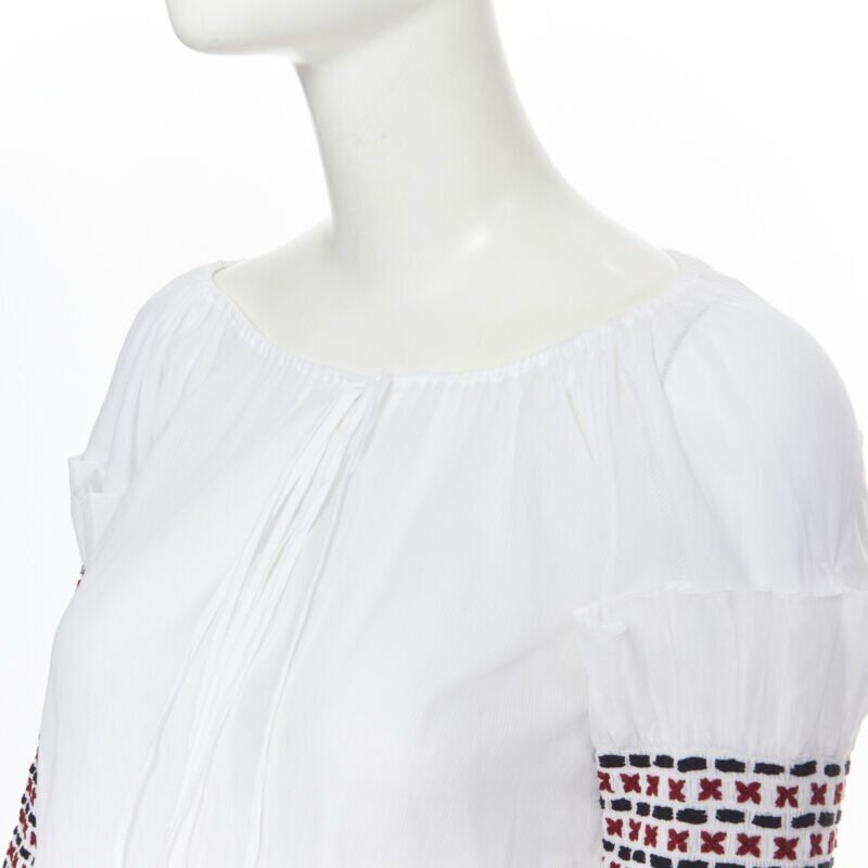 Rosie Assoulin Ethnic Smocked Top - Detail 2