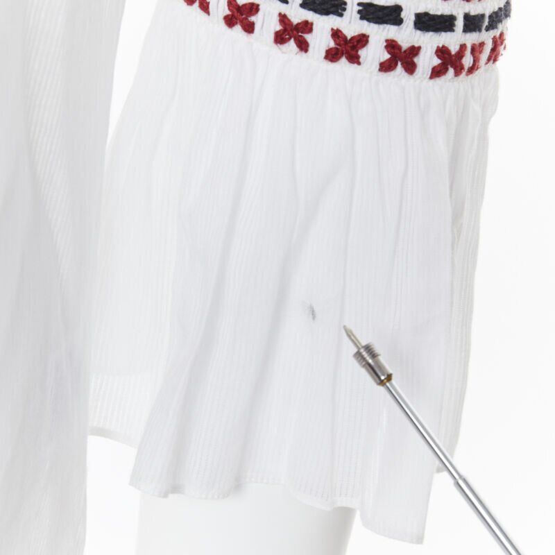 Rosie Assoulin Ethnic Smocked Top - Image 11