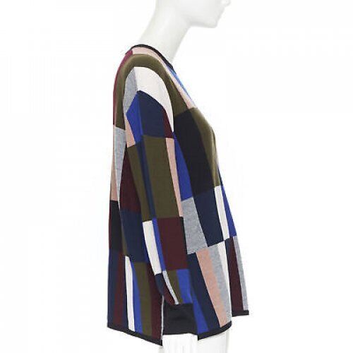 Victoria Beckham Colorblock Wool Sweater - Image 6