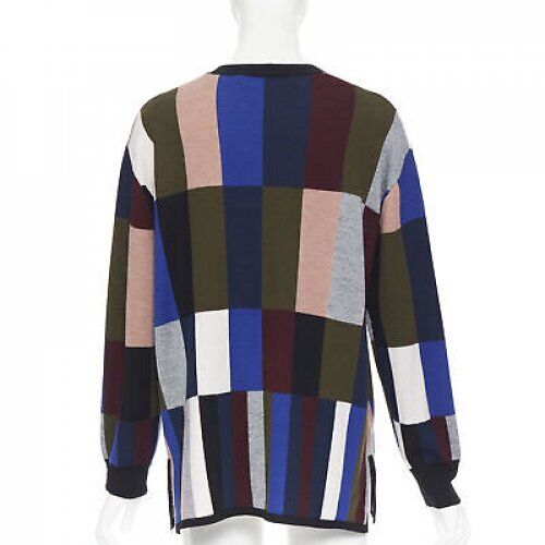 Victoria Beckham Colorblock Wool Sweater - 4
