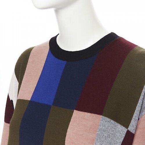 Victoria Beckham Colorblock Wool Sweater - Detail 1