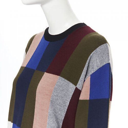 Victoria Beckham Colorblock Wool Sweater - Detail 2