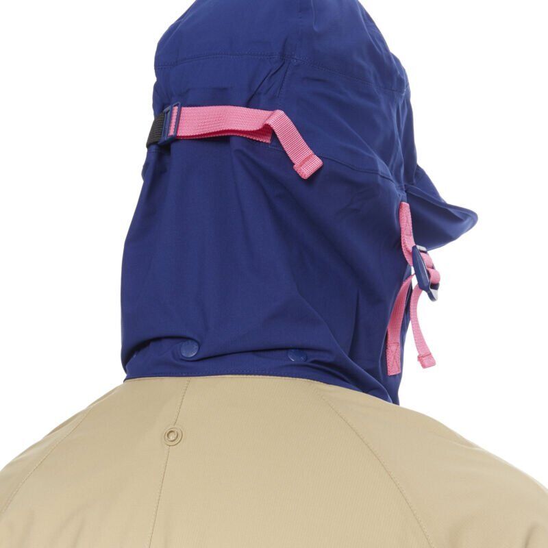 The North Face Tan Blue Raincoat - Image 10
