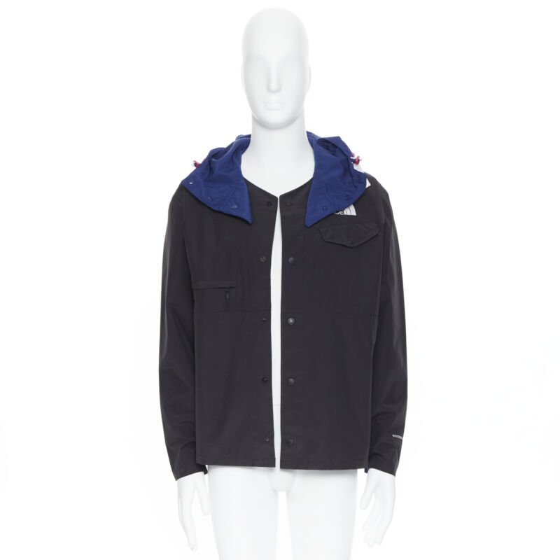 The North Face Blue Duty Jacket - Back view