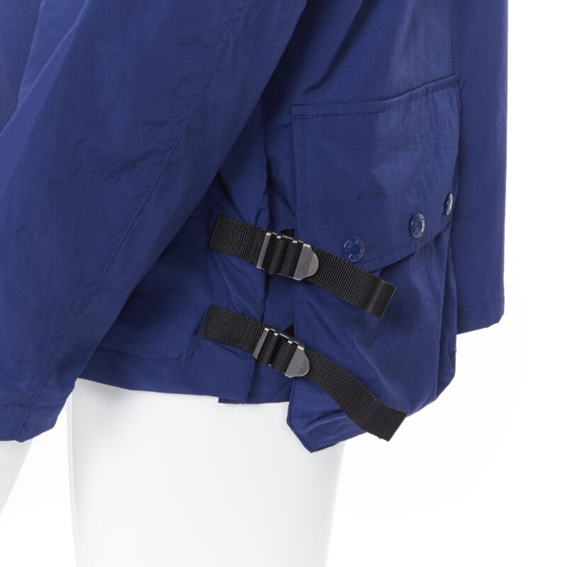 The North Face Blue Buckle Jacket - Back view