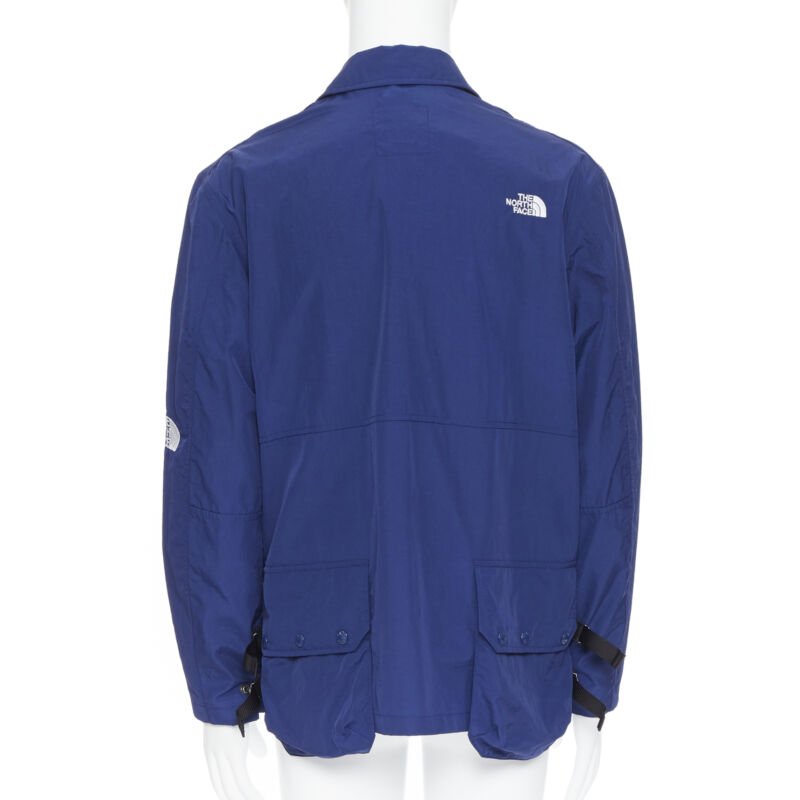 The North Face Blue Buckle Jacket - Side view