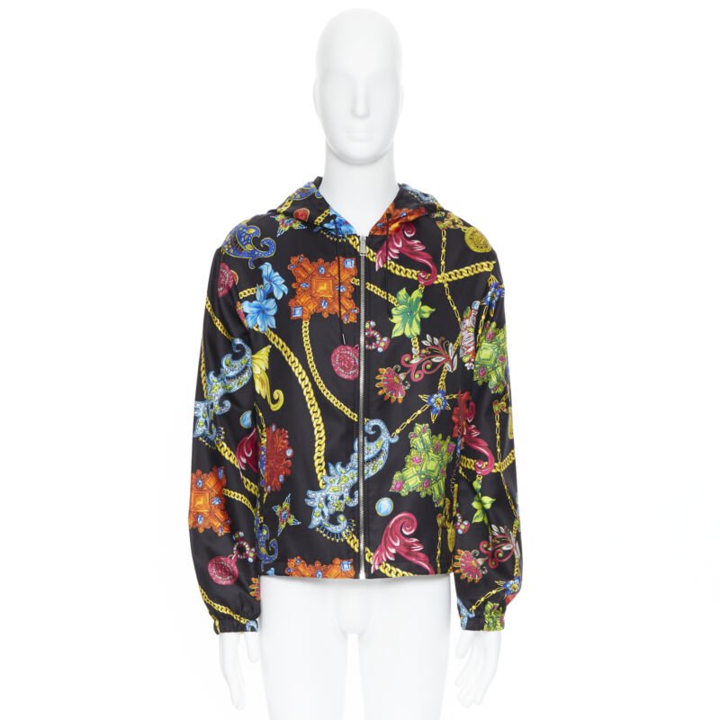 Versace Floral Gold Hoodie - Image 6