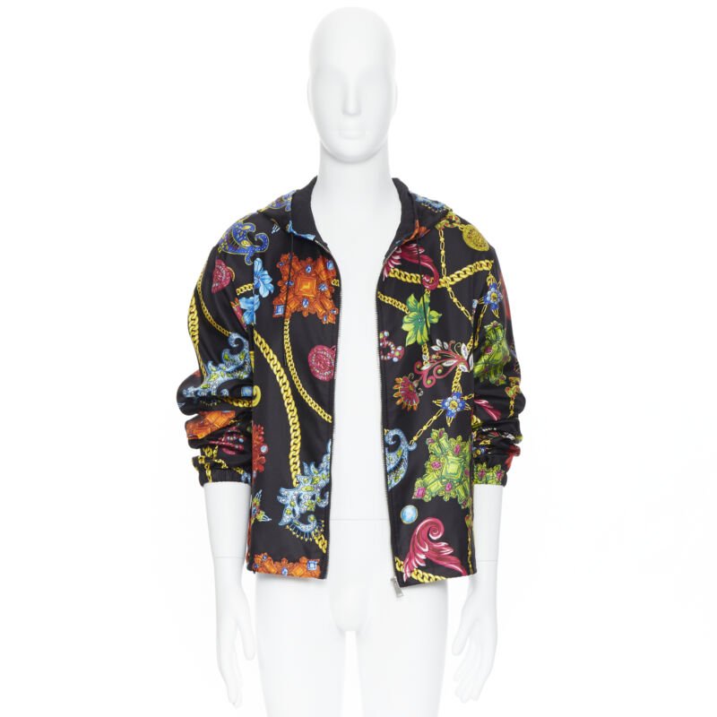 Versace Floral Gold Hoodie - 4