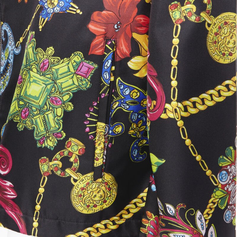 Versace Floral Gold Hoodie - Image 12