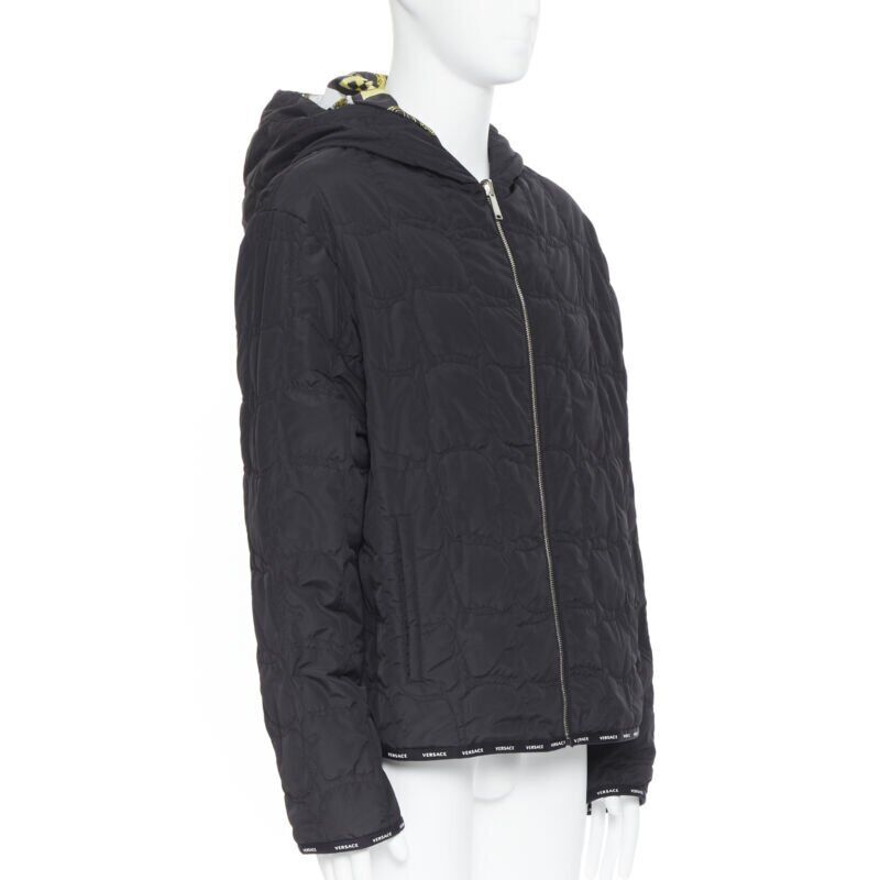 Versace Black Gold Jacket - Back view