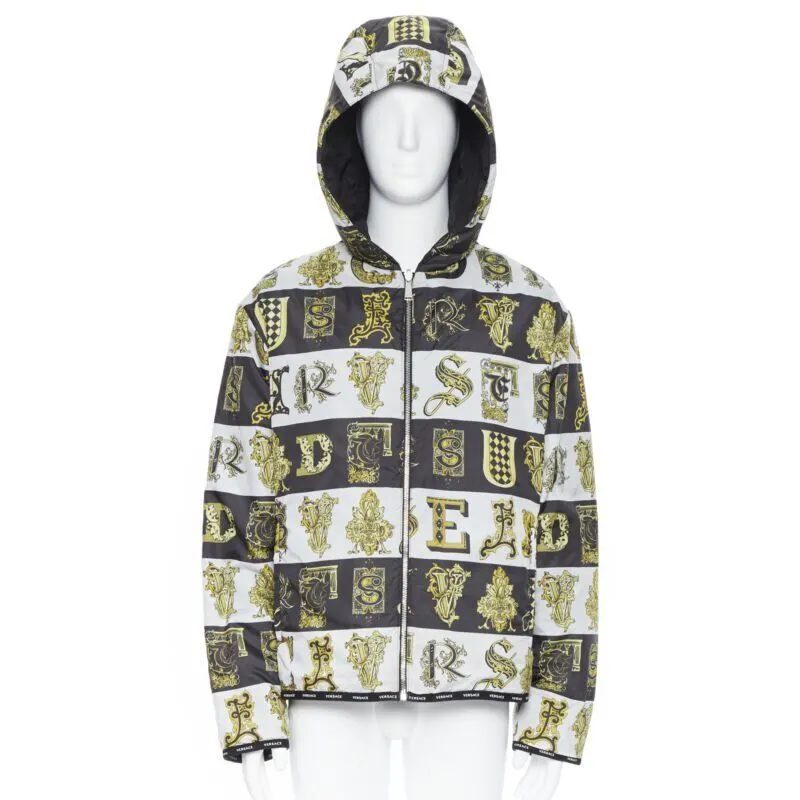 Versace Black Gold Jacket MultiColor Never worn, with tag - Inside View