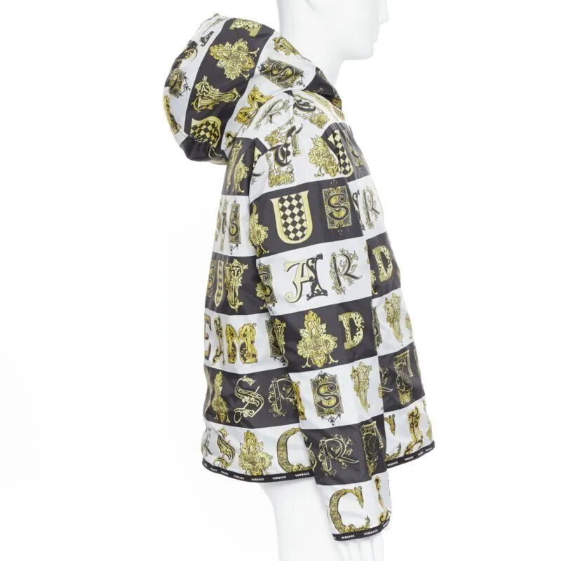 Versace Black Gold Jacket MultiColor Never worn, with tag - Model View