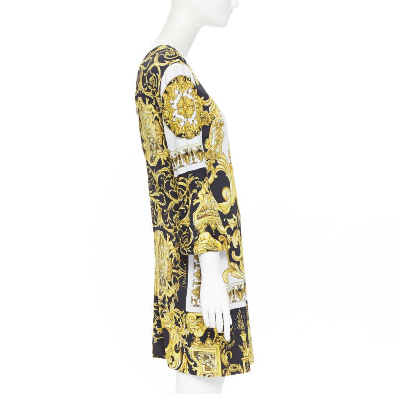 Versace Baroque dress
 - Side view