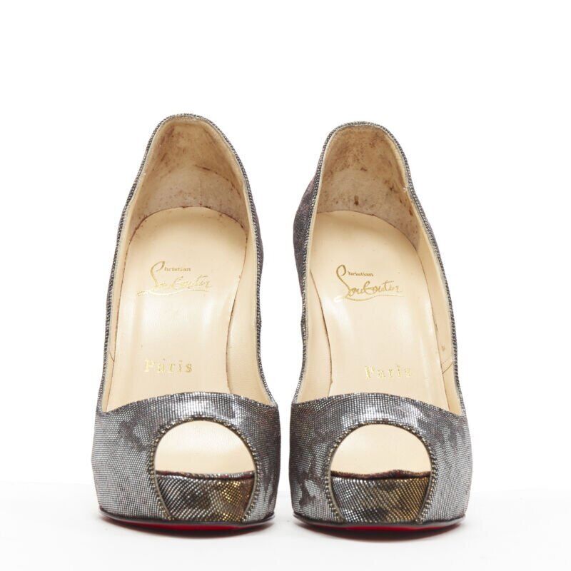 Christian Louboutin Leopard Print Platforms - Image 6