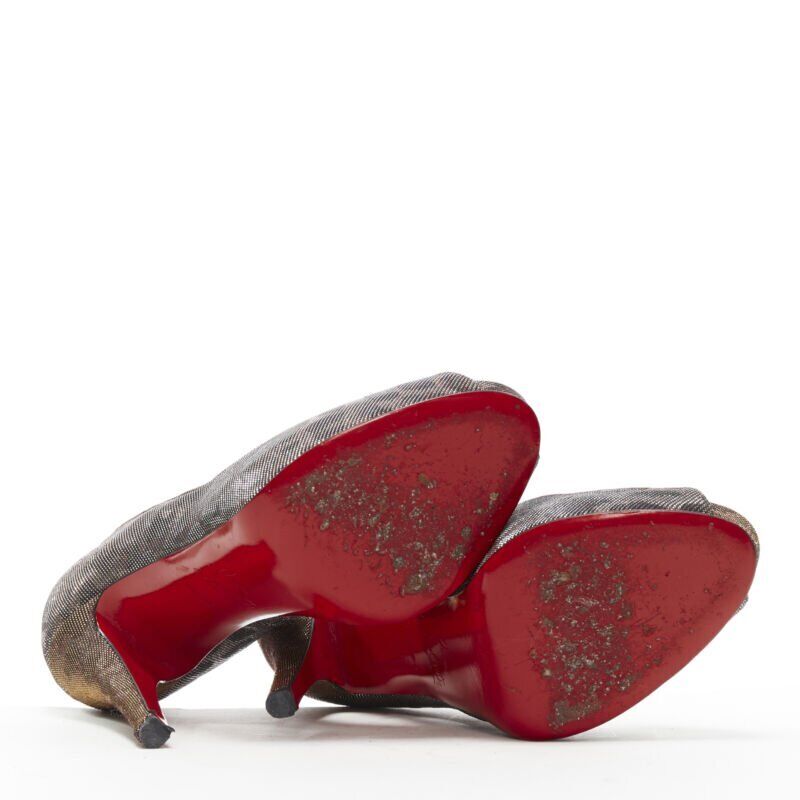 Christian Louboutin Leopard Print Platforms - Detail 1