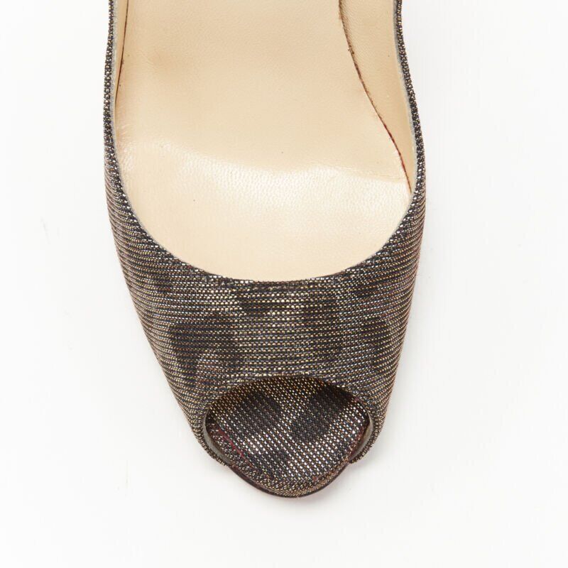 Christian Louboutin Leopard Print Platforms - Detail 2