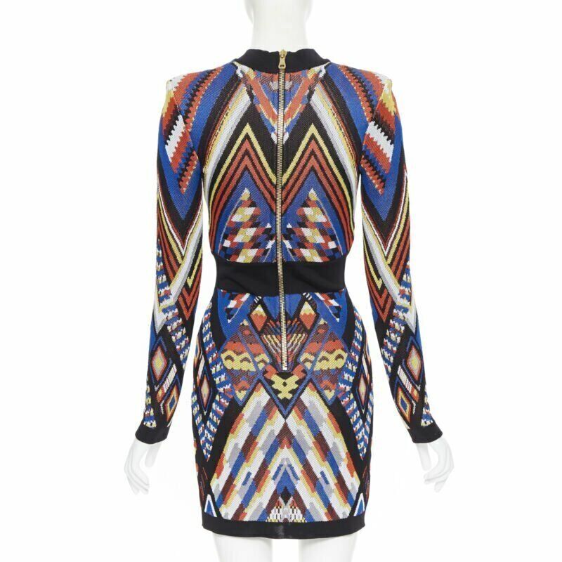 Balmain Tribal Knit Dress - Side view